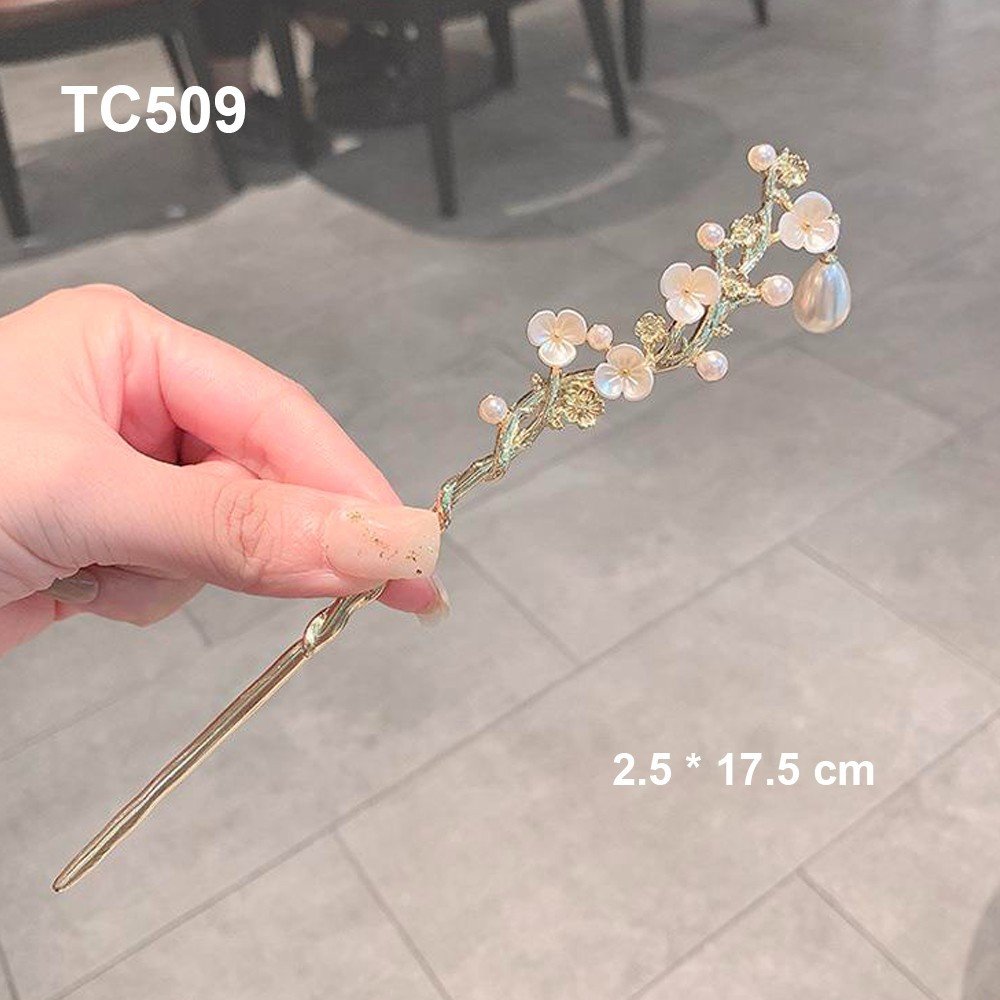Mô tả GOTI - Trâm Cài Tóc Phong Cách Cổ Điển, Cổ Trang, Hiện Đại Phụ Kiện Trang Trí Dành Cho Nữ TC509 - 6