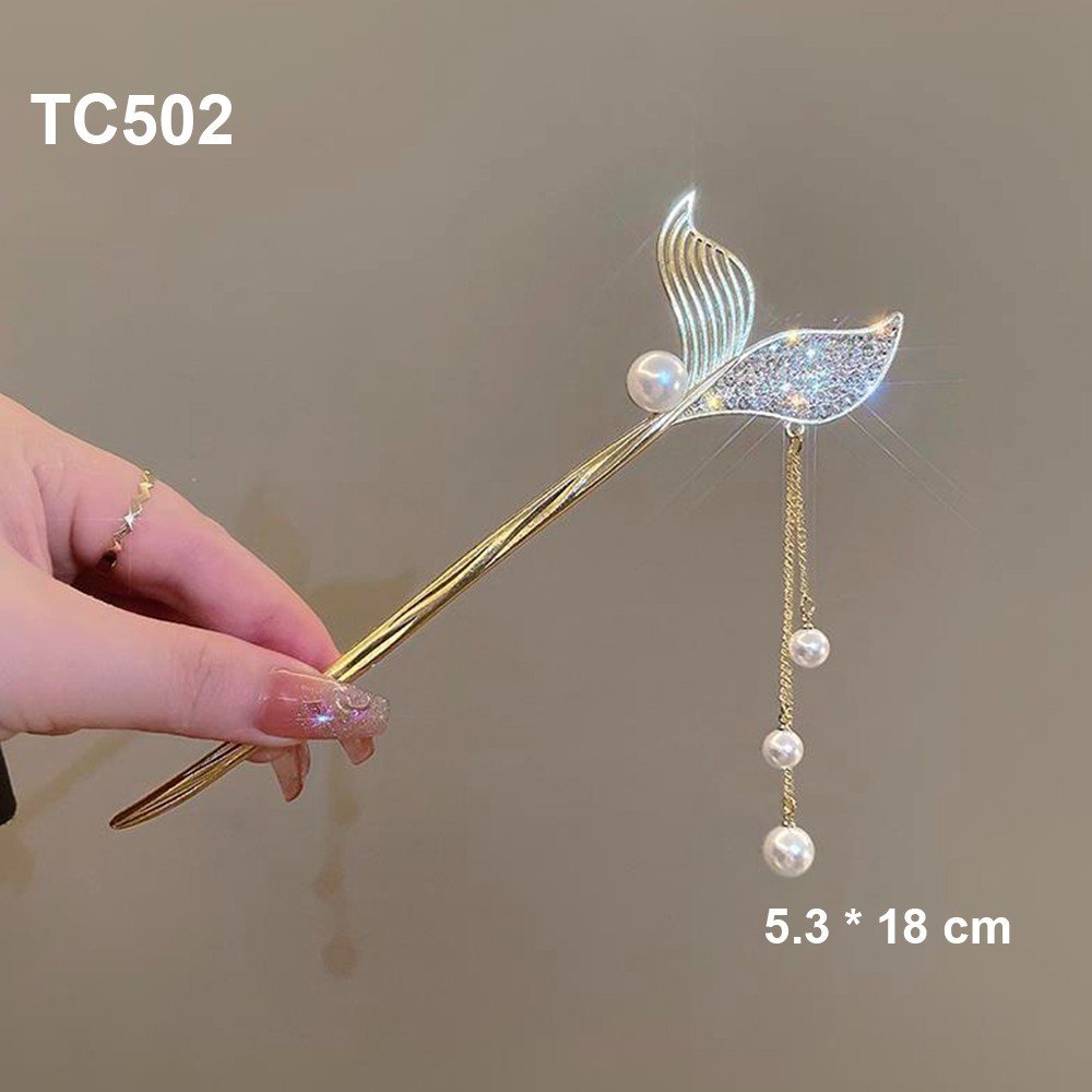 Mô tả GOTI - Trâm Cài Tóc Phong Cách Cổ Điển, Cổ Trang, Hiện Đại Phụ Kiện Trang Trí Dành Cho Nữ TC509 - 8