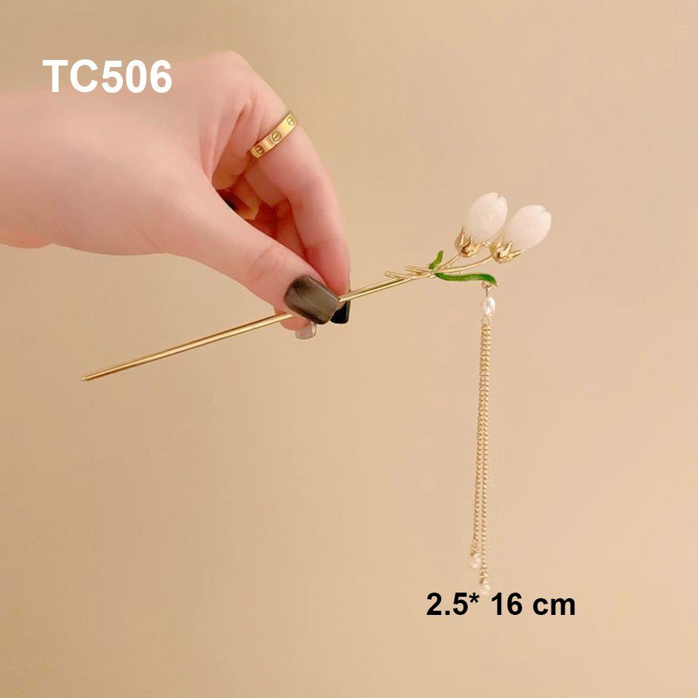 Mô tả GOTI - Trâm Cài Tóc Phong Cách Cổ Điển, Cổ Trang, Hiện Đại Phụ Kiện Trang Trí Dành Cho Nữ TC509 - 10