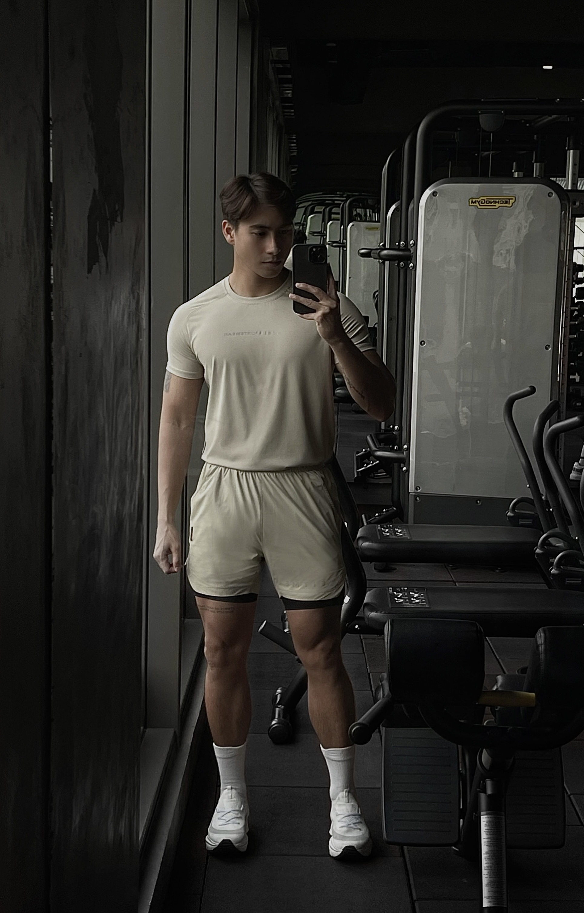 Mô tả Quần đùi thể thao nam 2 lớp Fitme tập gym chạy bộ thun co giãn thoáng khí QN2L03 - 10