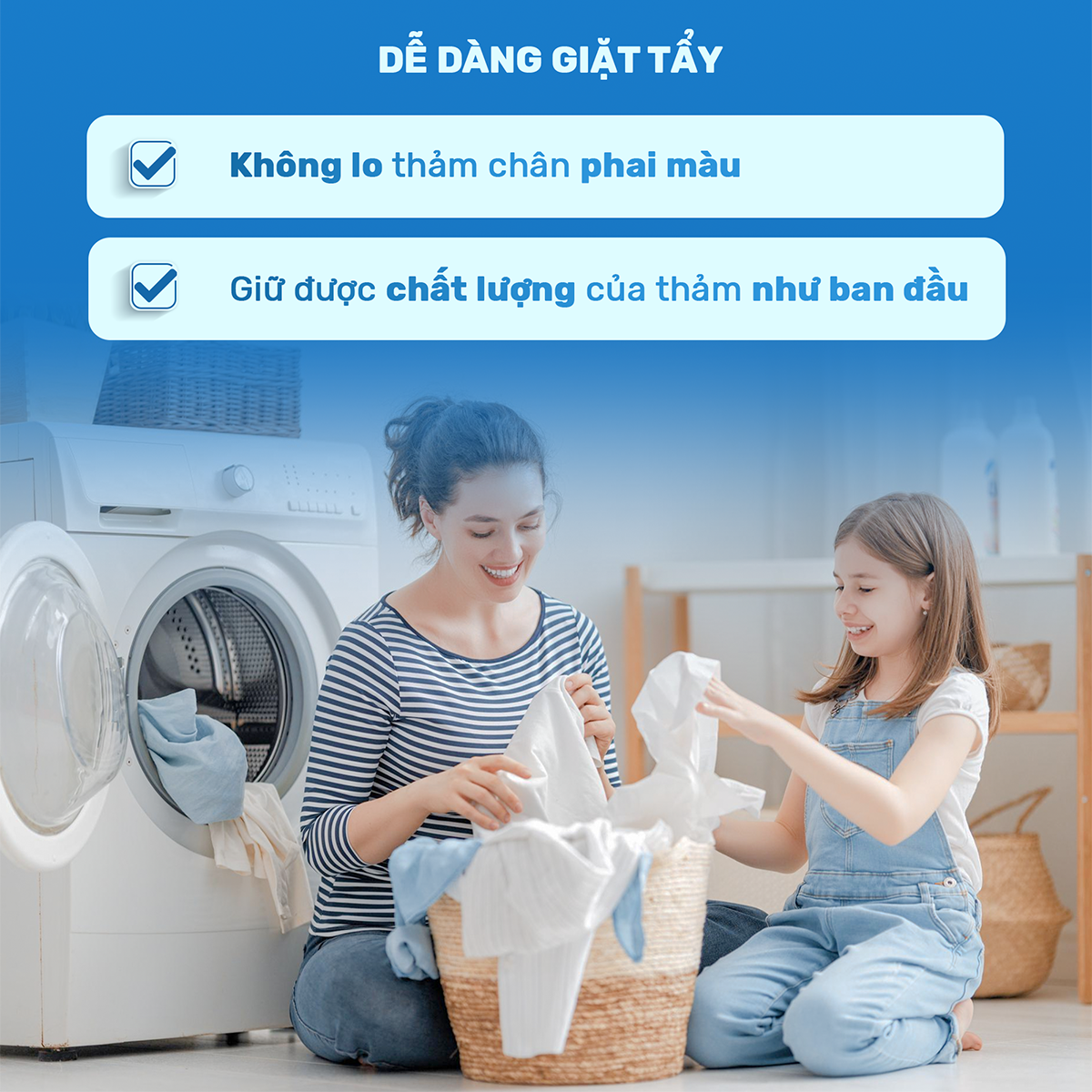 Mô tả Thảm chân khách sạn CHU MY 50x70cm (320g) và 50x75cm (330g), màu trắng - 6