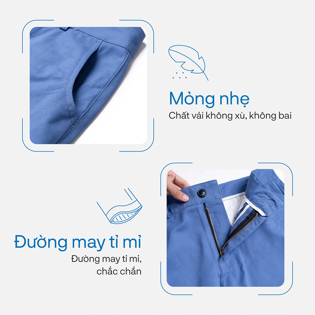 Mô tả Quần Short Kaki nam AVIANO nhiều màu, thời trang, dễ phối đồ - 4