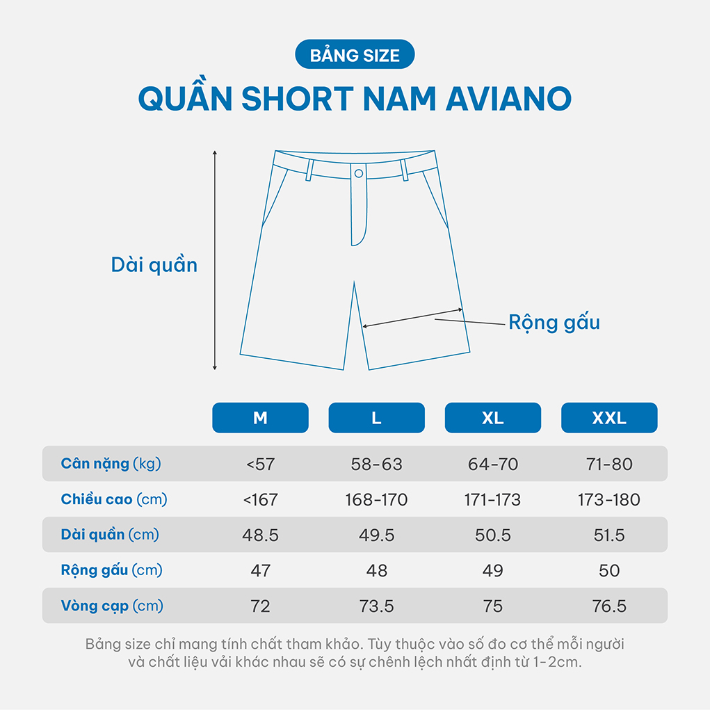 Mô tả Quần Short Kaki Nam AVIANO 5 Màu, Quần Đùi Co Giãn Phối Cạp Chun - 2