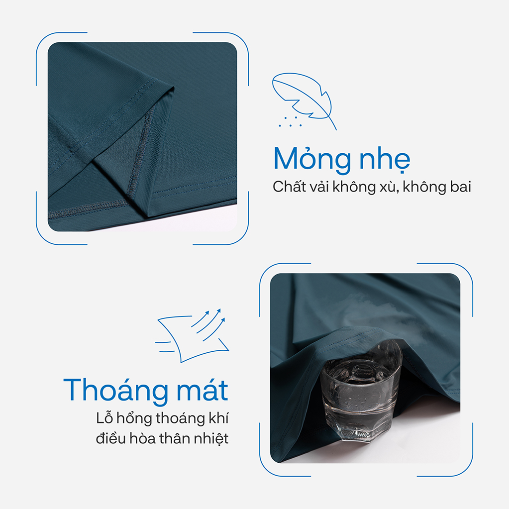 Mô tả Áo Ba Lỗ Nam AVIANO Công Nghệ Dri-Air Thể Thao Thun Lạnh, Áo Thun Nam Co Giãn, Thoáng Khí - 4
