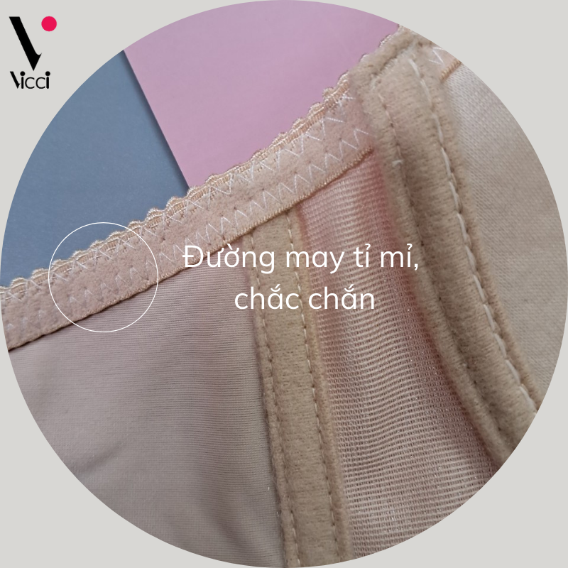 Mô tả Áo ngực nữ có gọng, mỏng không đệm Vicci AV.05 - AV.06 ôm ngực - 5