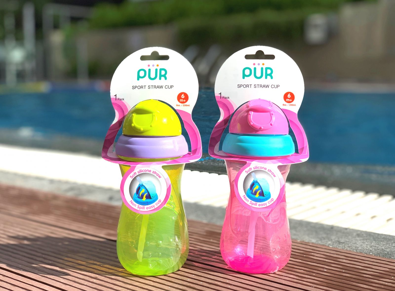 Mô tả Bình nước ống hút thể thao Pur 350ml - 2