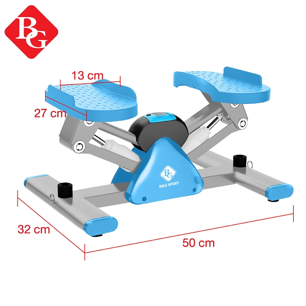 Mô tả BG (Tặng kèm dây kéo + Thảm lót ) Máy chạy bộ Side Stepper 3 màu có sẵn máy tập chạy bộ mini stepper - 4