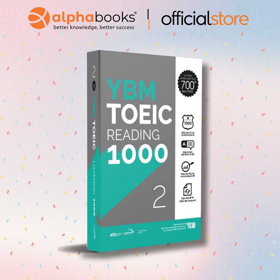 Mô tả Sách > Combo YBM TOEIC 1000 (Trọn Bộ 4 Cuốn) - Chinh Phục Lộ Trình Toeic 500+ Đến 700+ (Alpha Books) - 3