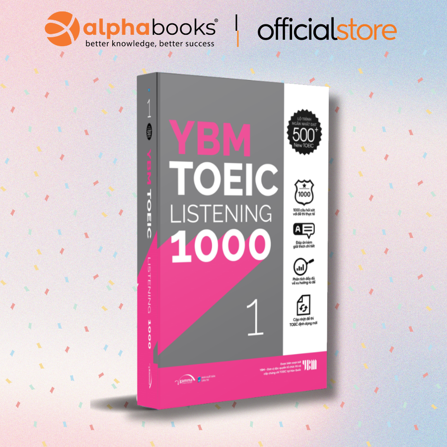 Mô tả Sách > Combo YBM TOEIC 1000 (Trọn Bộ 4 Cuốn) - Chinh Phục Lộ Trình Toeic 500+ Đến 700+ (Alpha Books) - 4