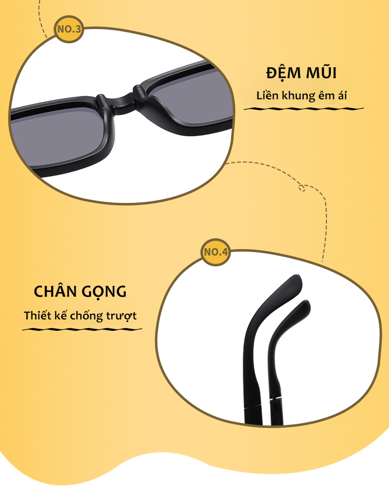 Mô tả Kính Gấp Gọn Tròng Phân Cực Cho Bé 3-12 Tuổi Gọng Phối 2 Màu Thời Trang Siêu Dẻo Đàn Hồi An Toàn Cho Mắt Trẻ Em AK140 - 6