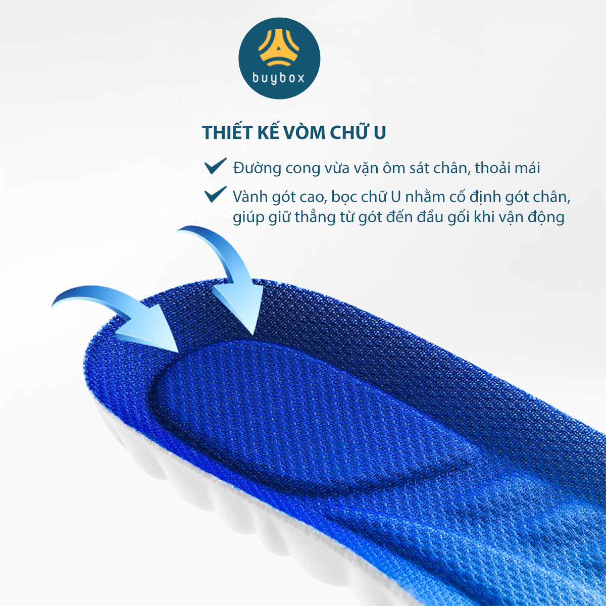 Mô tả Lót Giày Thể Thao Nam Nữ, Đế Lót Giày Cao Cấp - buybox - BBPK364 - 4