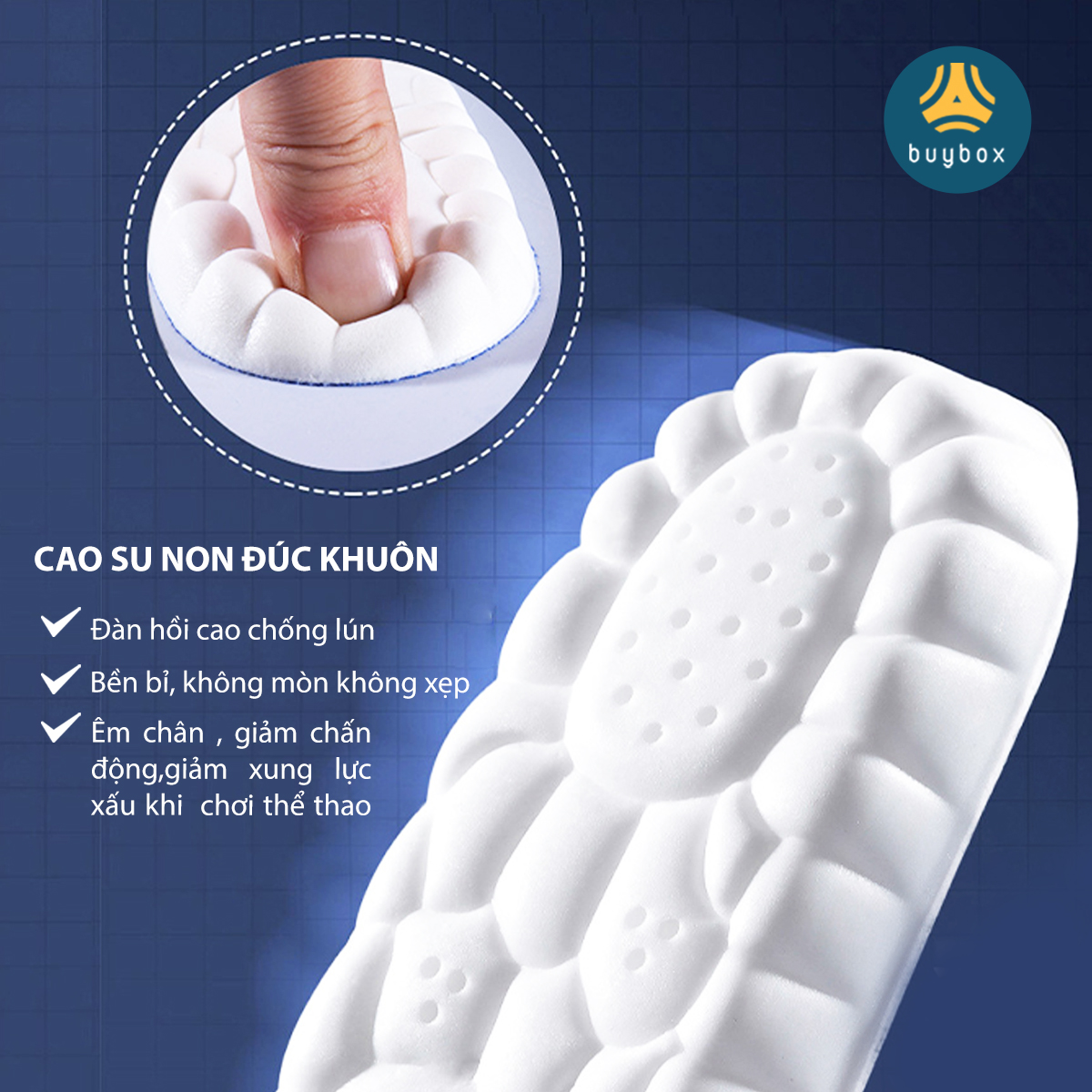 Mô tả Lót Giày Thể Thao Nam Nữ, Đế Lót Giày Cao Cấp - buybox - BBPK364 - 8