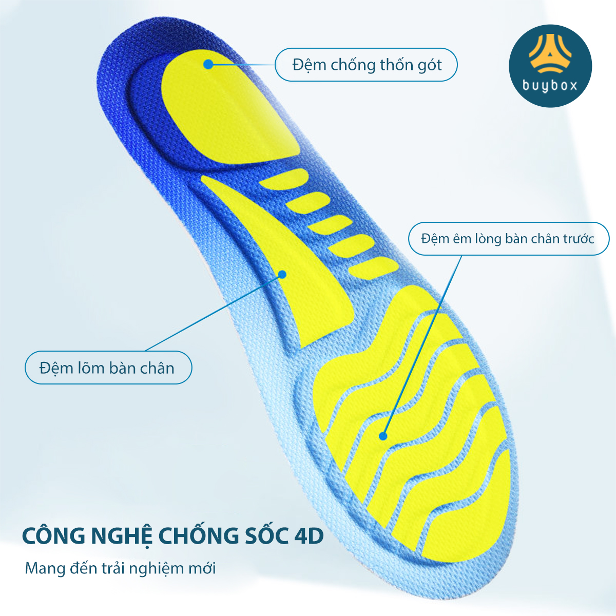 Mô tả Lót Giày Thể Thao Nam Nữ, Đế Lót Giày Cao Cấp - buybox - BBPK364 - 9