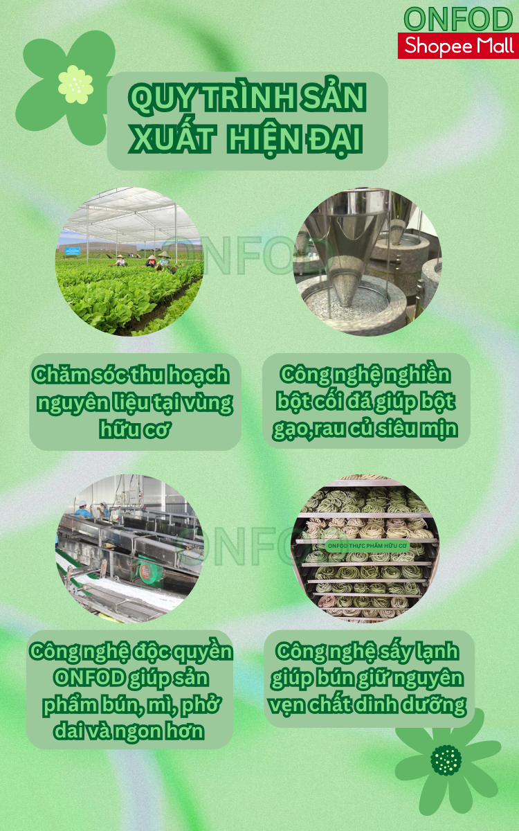 Mô tả Bún gạo lứt rau củ ngũ sắc hữu cơ ONFOD ăn kiêng giảm cân healthy eatclean cho người tiểu đường, gym, yoga, mẹ bầu - 6