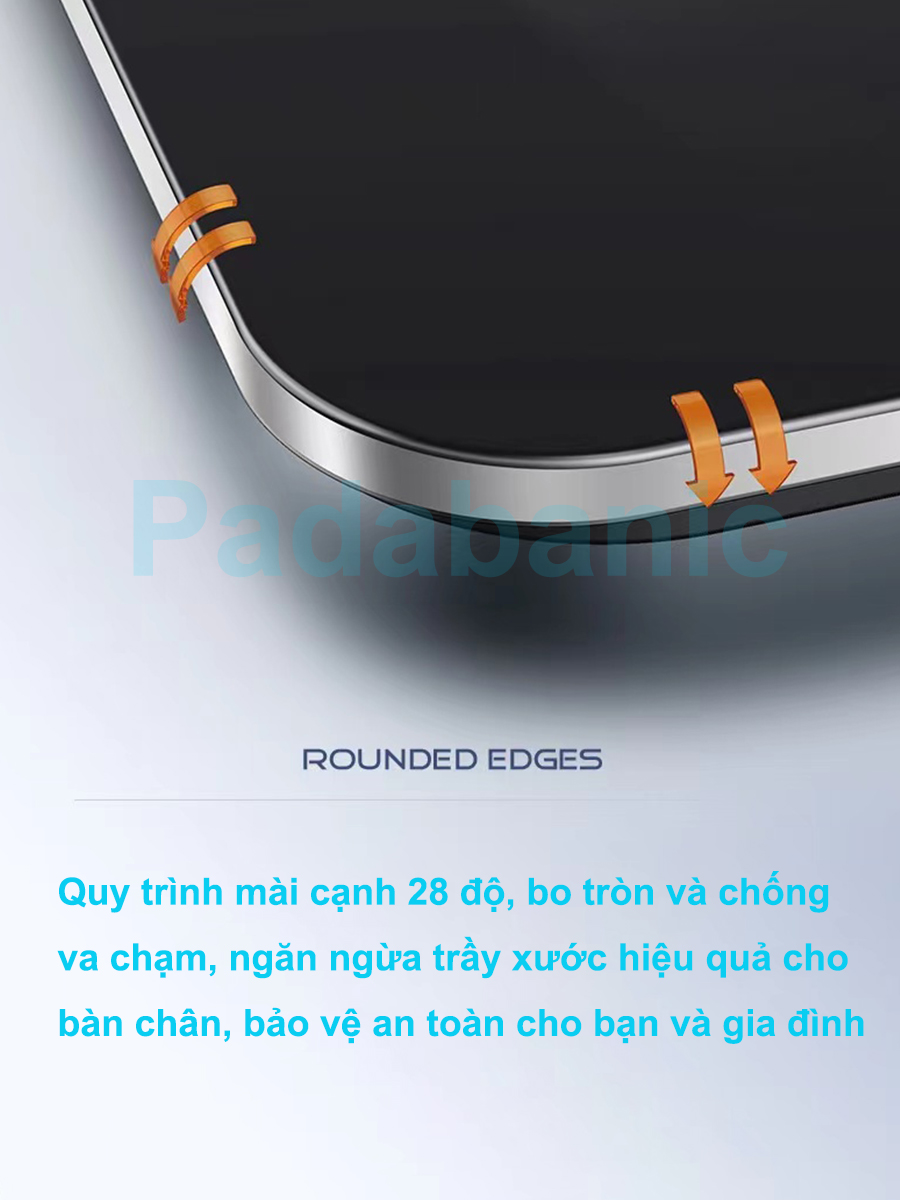 Mô tả Cân Điện Tử Padabanic 1000 Sạc Pin Tiện Lợi Hiển Thị Nhiệt Độ Phòng Tặng Kèm Thước Dây Đo - 2