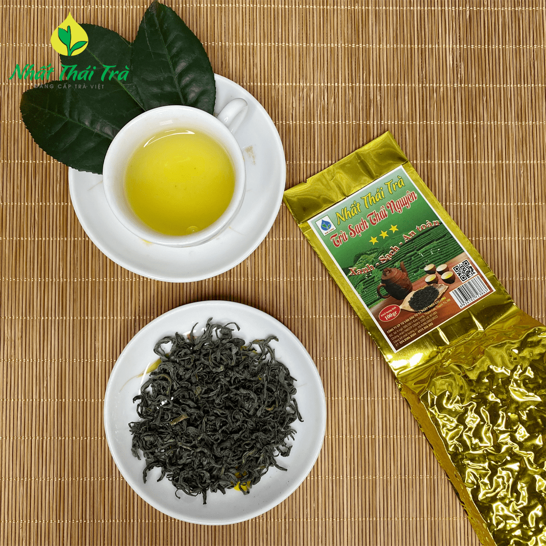 Mô tả Trà Thái Nguyên cao cấp Nhất Thái Trà 3 sao hương thơm mộc nước vàng sóng sánh - 4