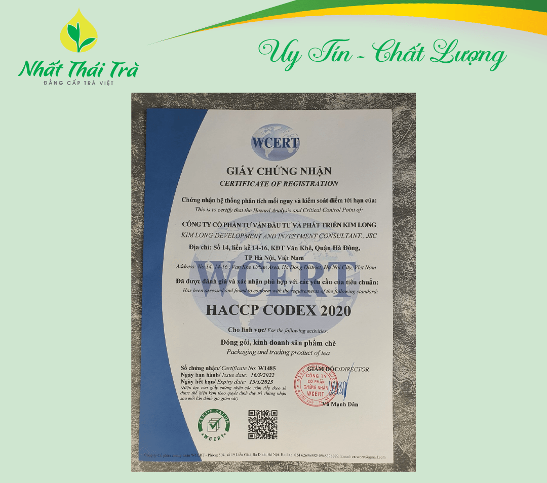 Mô tả Trà Thái Nguyên cao cấp Nhất Thái Trà 3 sao hương thơm mộc nước vàng sóng sánh - 7