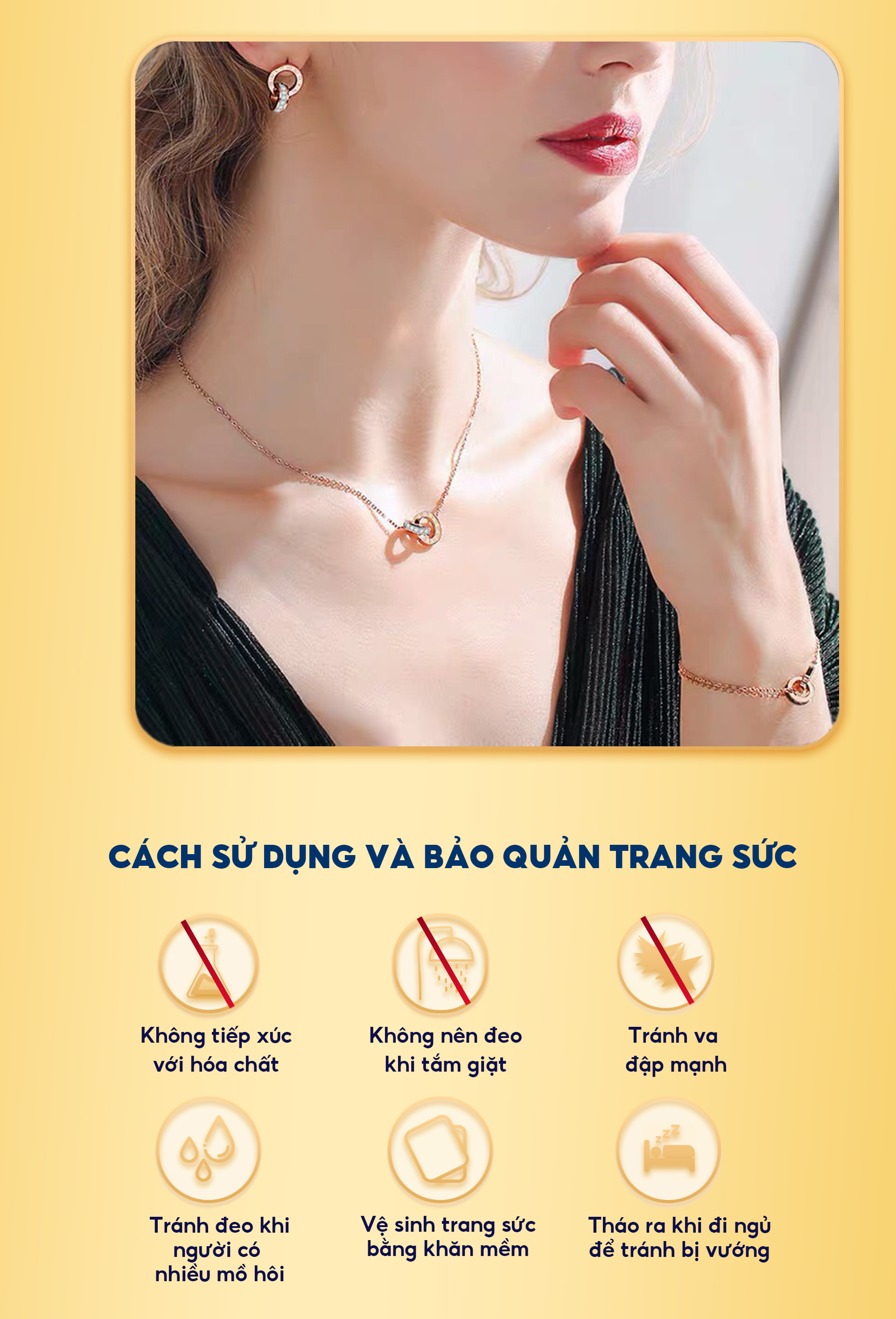 Mô tả Dây chuyền nữ LAMY Sweet Love Necklace Silver 6003 - 3