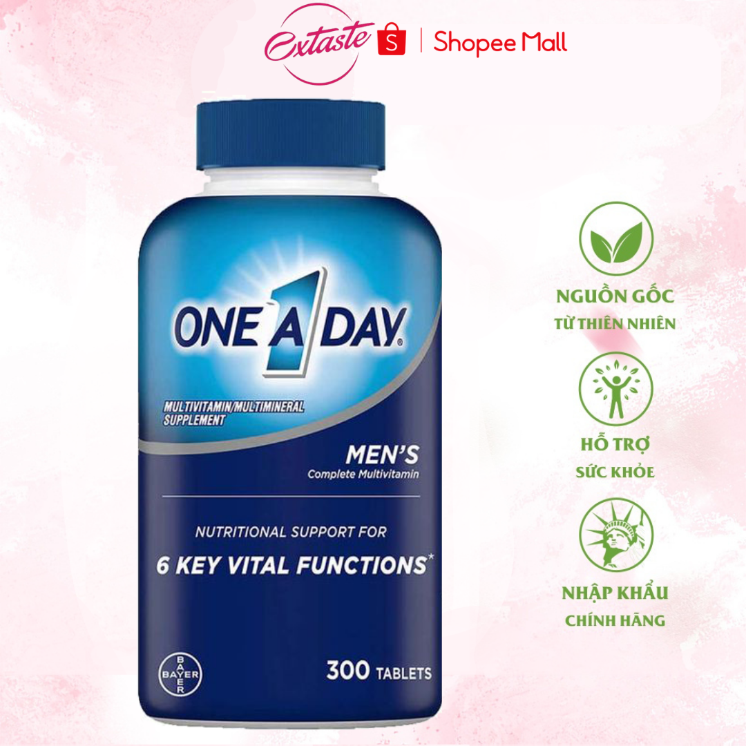 Mô tả Viên vitamin tổng hợp cho nam one a day men's multivitamin formula 300 viên Health Care extaste - 3