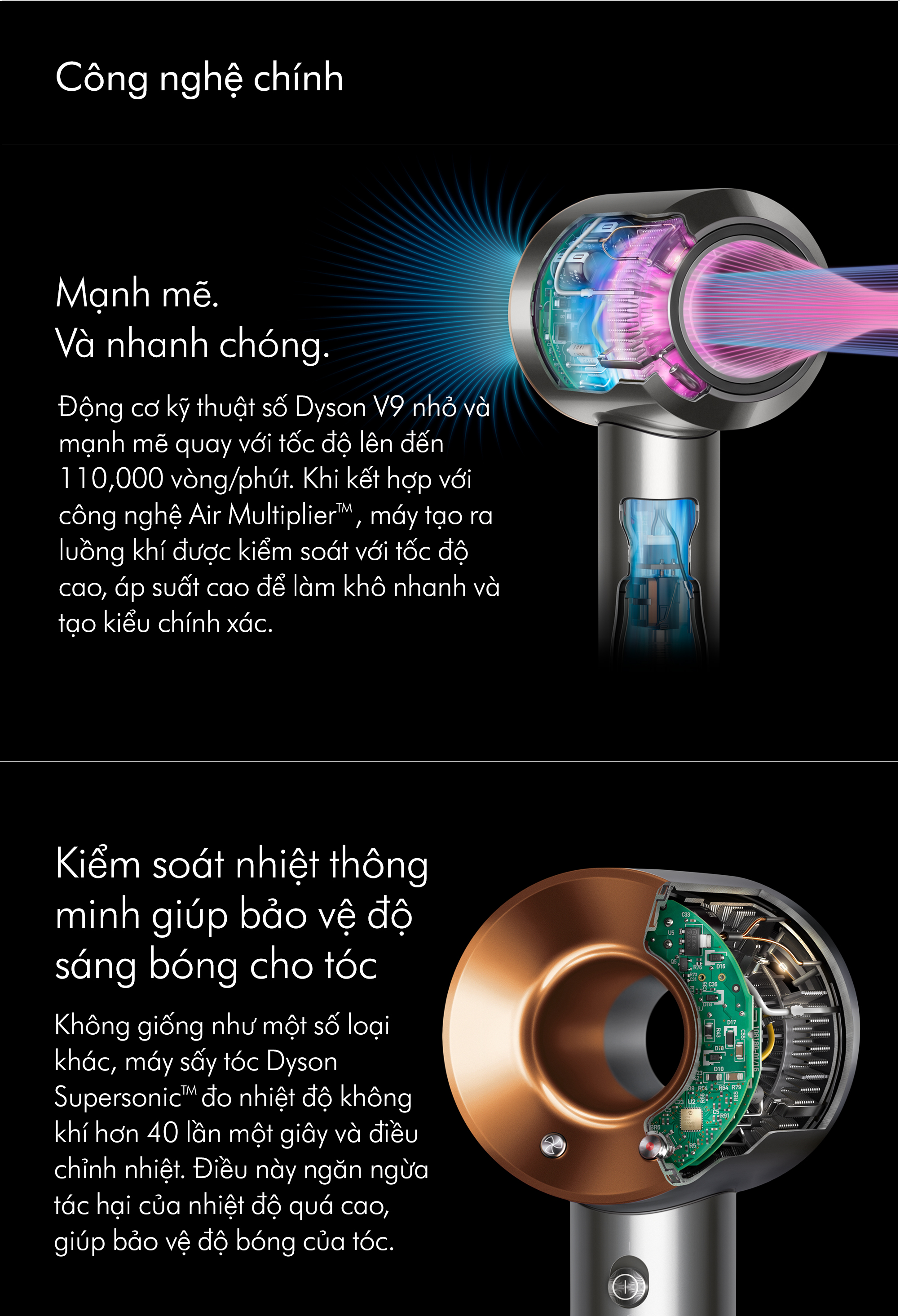 Mô tả Máy sấy tóc Dyson Supersonic ™ HD15 - 9