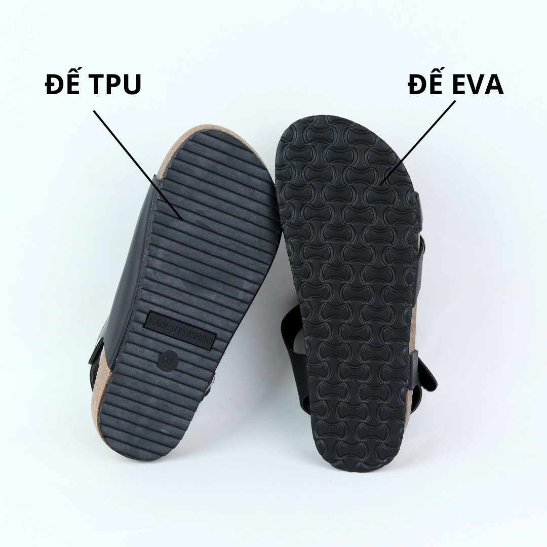 Dép đế trấu Hishoo S096 phối đồ