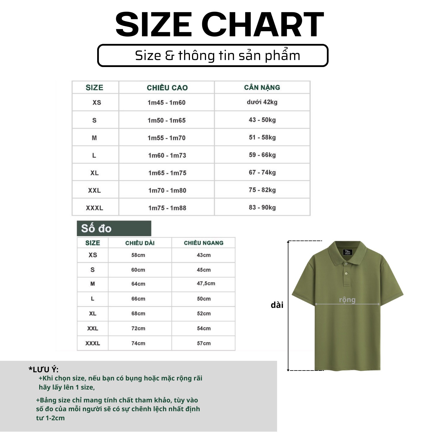 Mô tả Áo thun nam POLO GẤU 194 Trơn Unisex vải cá sấu Poly co dãn 4 chiều dày dặn form gerular fit - PL TRƠN - 1