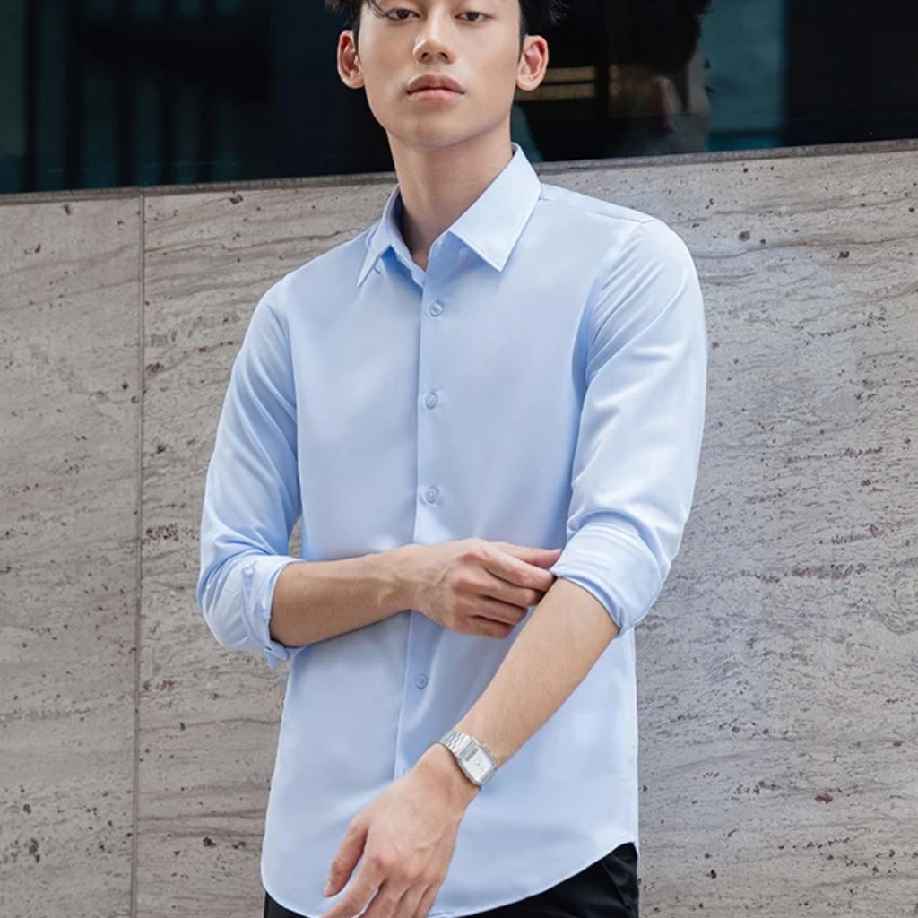 Chi tiết form áo sơ mi nam Slim Fit