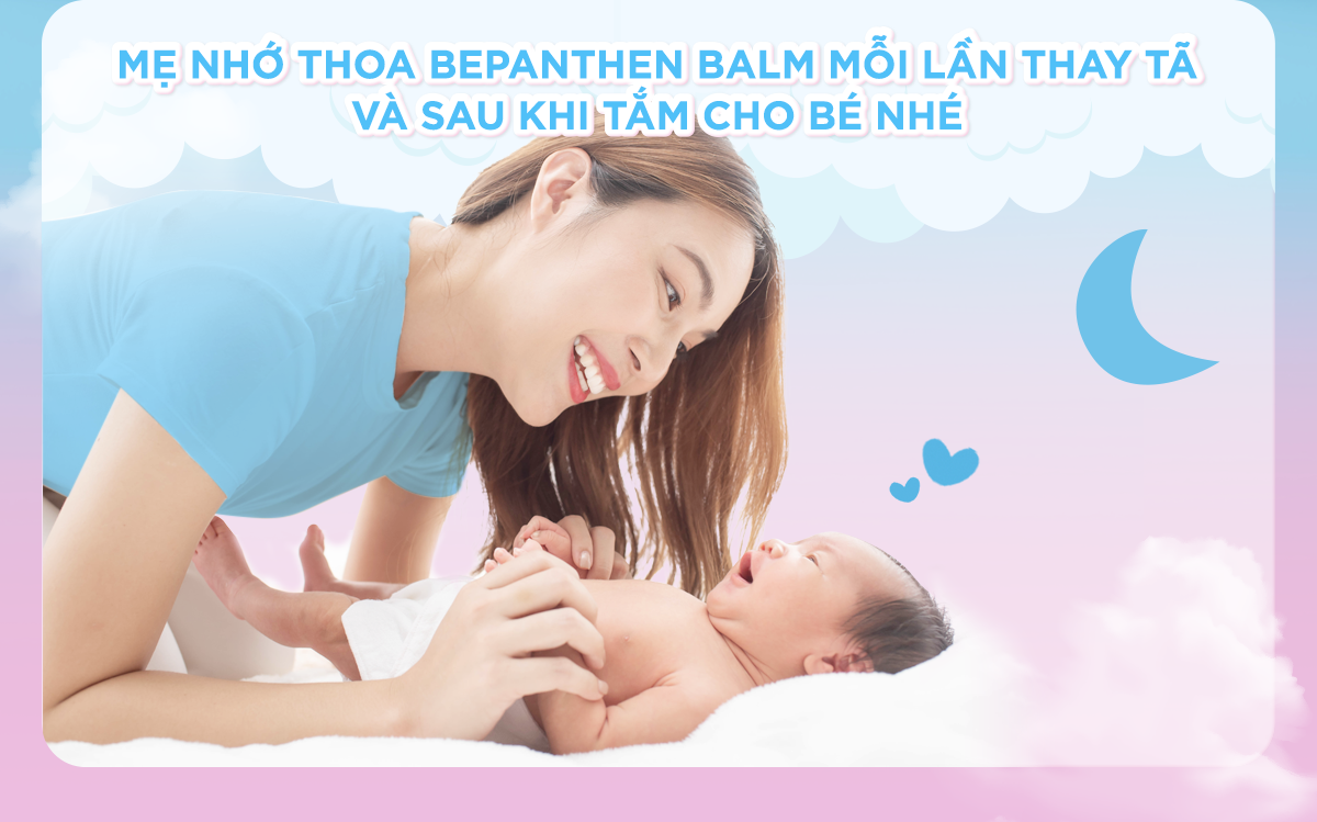 Mô tả Bộ 4 tuýp kem chống hăm Bepanthen Balm dạng kem mỡ 30g/tuýp - 7
