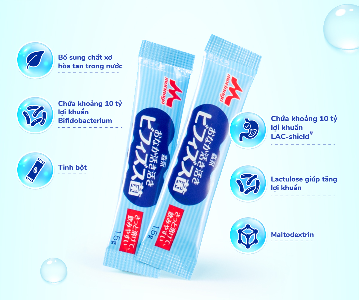 Mô tả Bột Men Vi Sinh Bổ Sung Lợi Khuẩn BB536 Morinaga - 2