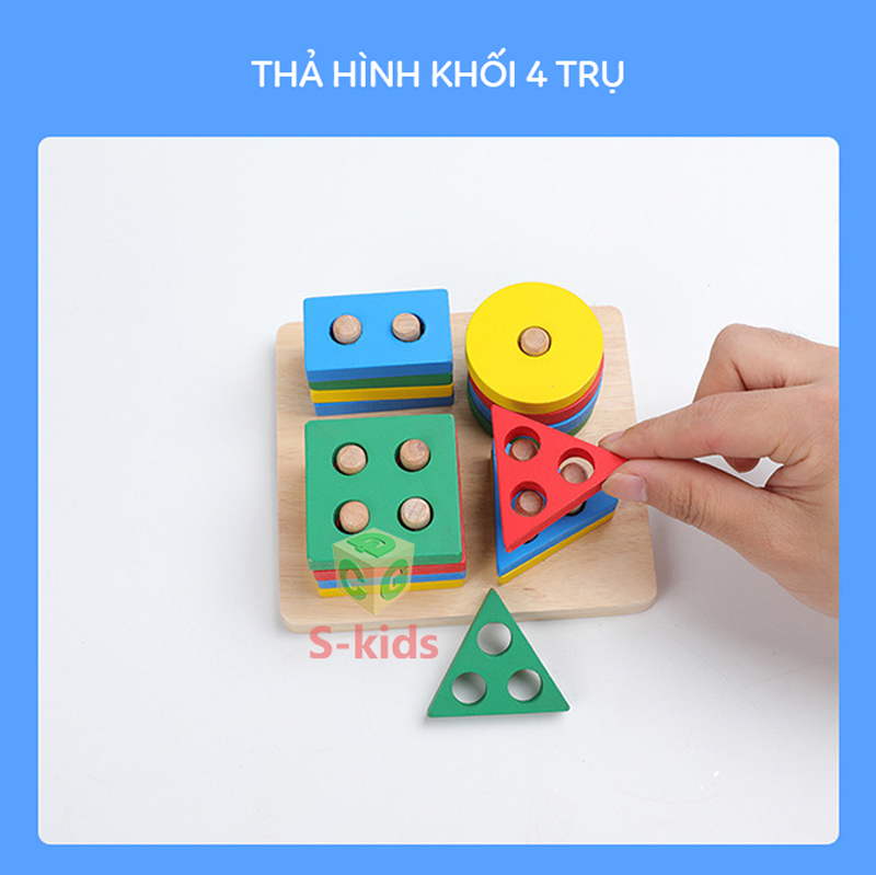 Mô tả Combo 6 món đồ chơi gỗ thông minh cho bé - 2