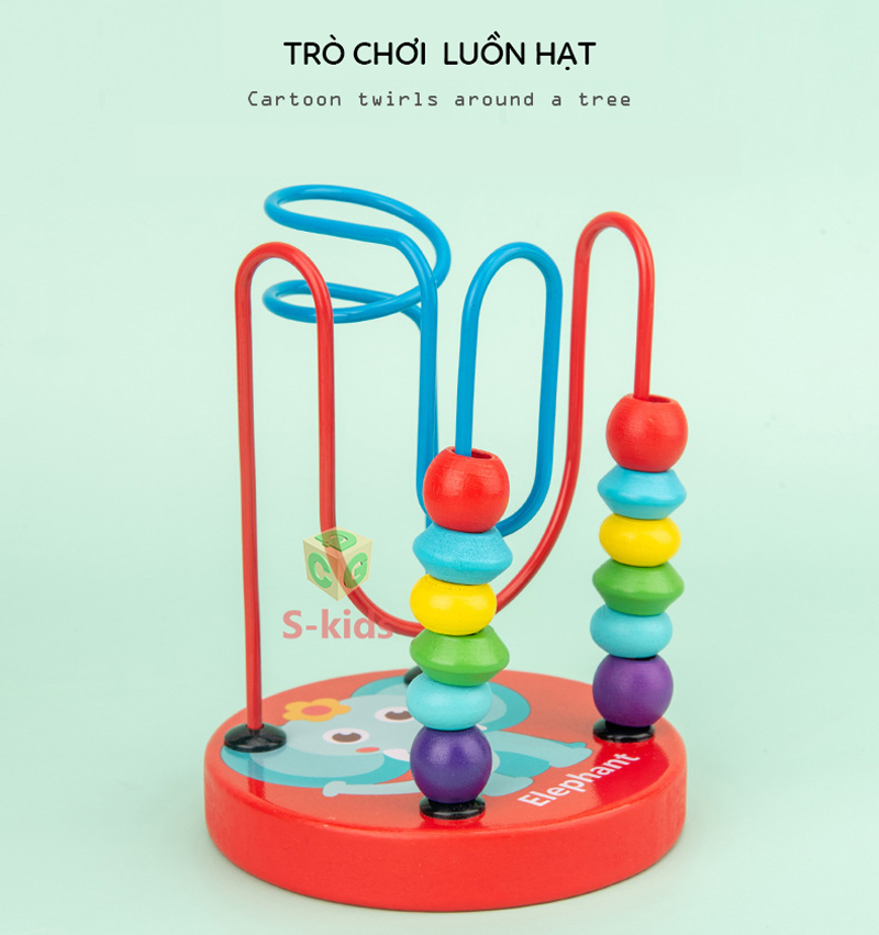 Mô tả Combo 6 món đồ chơi gỗ thông minh cho bé - 7