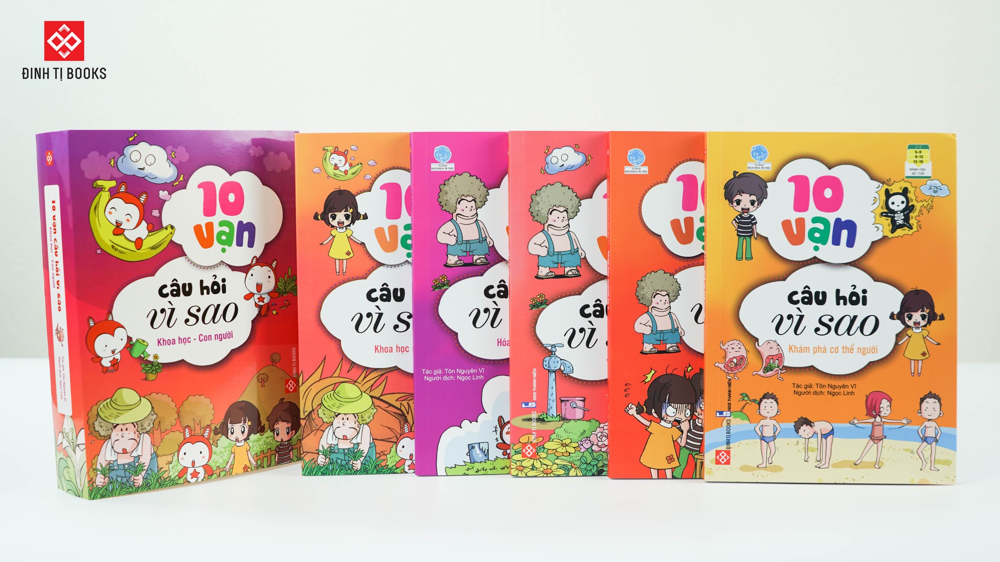 Mô tả Sách - 10 vạn câu hỏi vì sao - Nhiều chủ đề - Truyện tranh thiếu nhi cho bé 5 - 15 tuổi - Đinh Tị Books - 2
