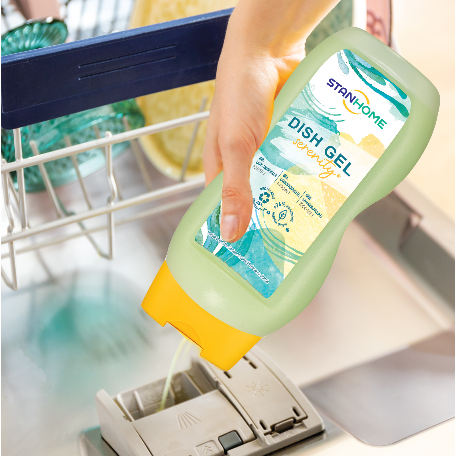 Công thức thân thiện môi trường Stanhome DISH GEL Serenity