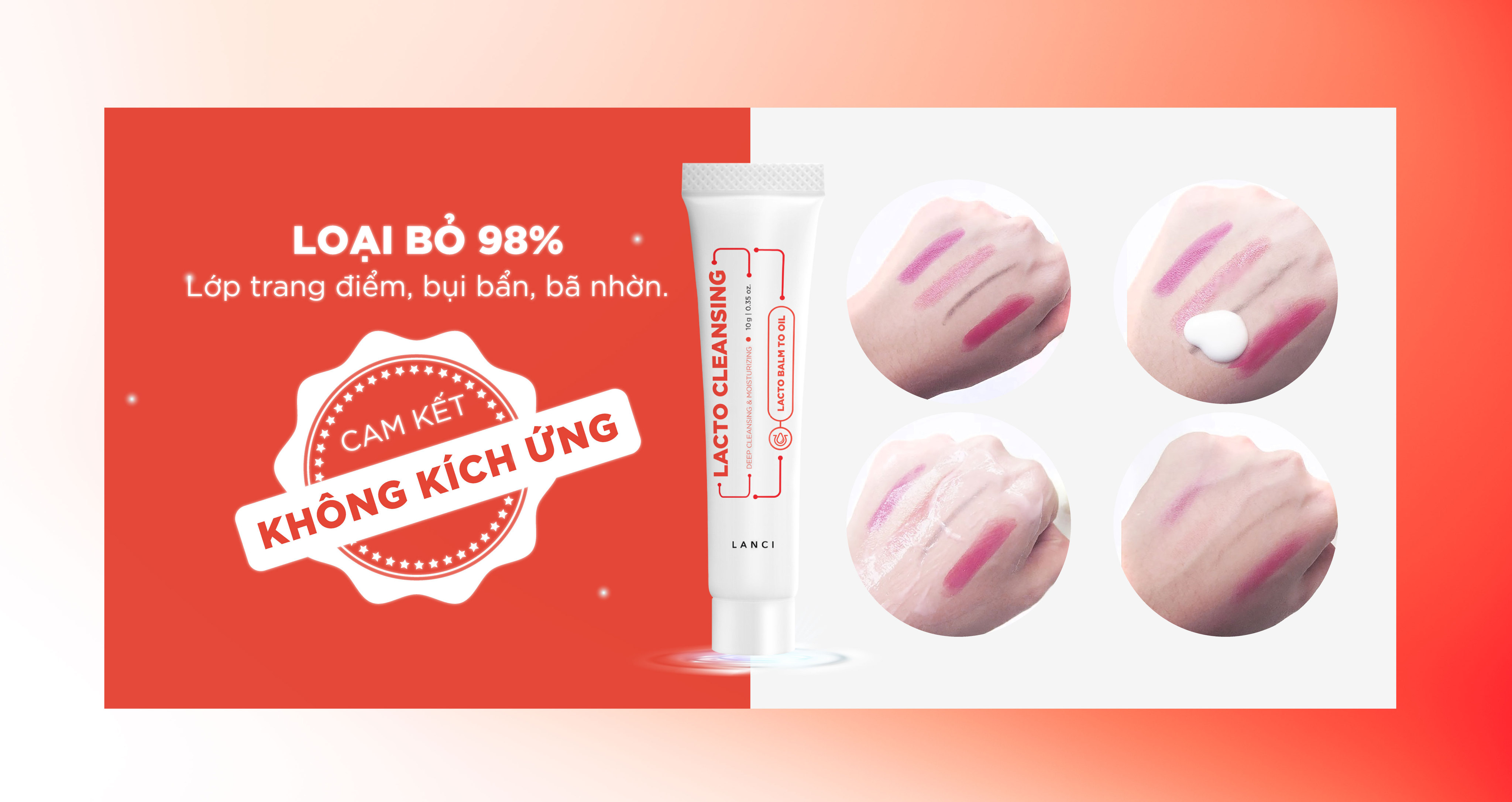 Mô tả Sáp tẩy trang LANCI sạch sâu da mịn mướt không khô căng minisize 10ml - 6