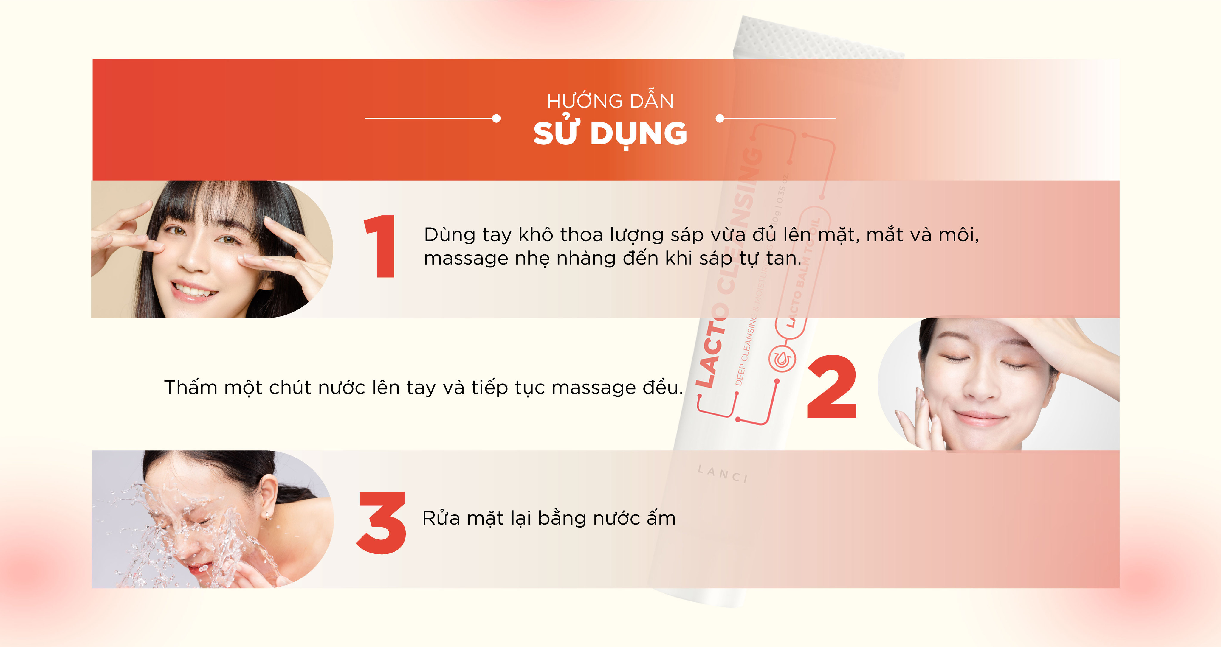 Mô tả Sáp tẩy trang LANCI sạch sâu da mịn mướt không khô căng minisize 10ml - 7