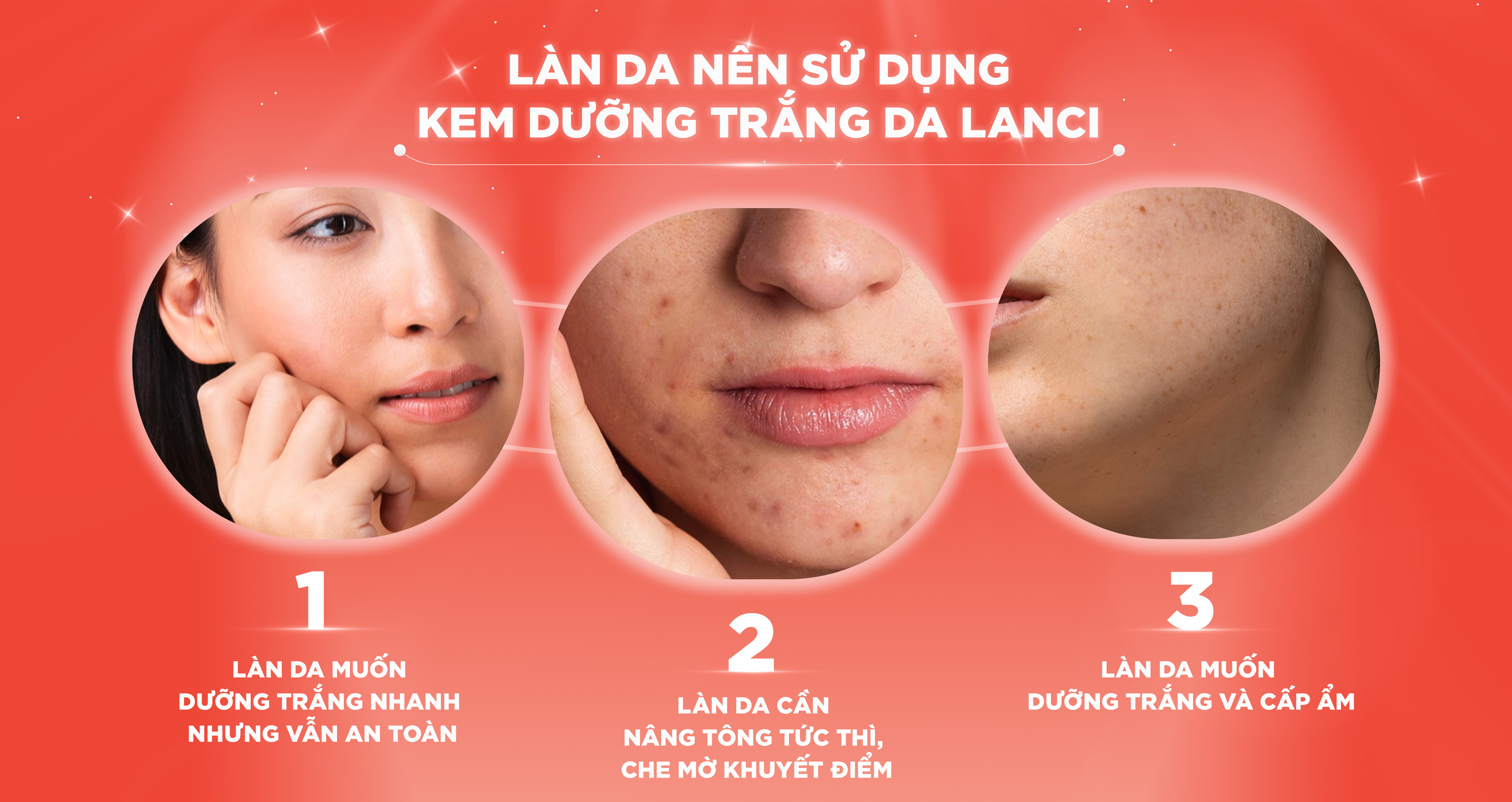 Mô tả Kem dưỡng trắng da LANCI cho làn da trắng khỏe đều màu minisize 10ml - 3