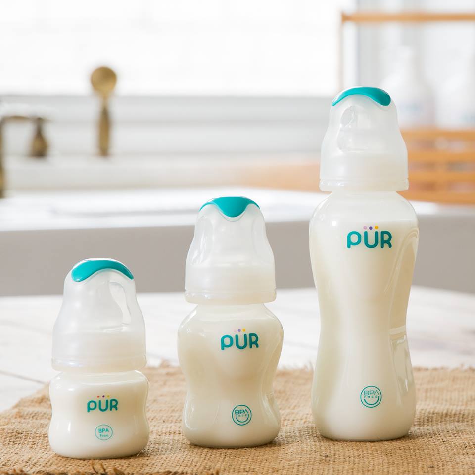Mô tả Bình sữa cổ thường Pur Advanced 60ml (có sẵn núm S 0-3th) - Tặng gói khăn ướt Pur - 2