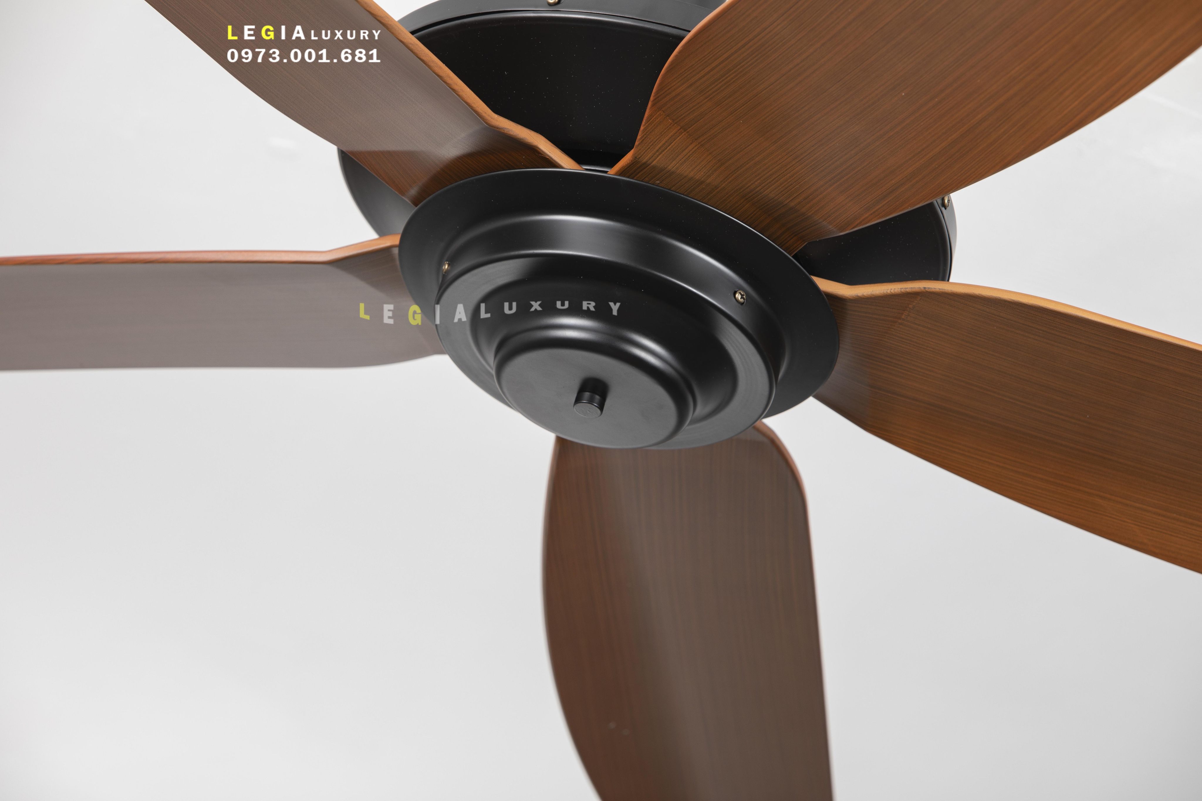 Mô tả Quạt trần hiện đại Strong Wind LGFAN869 | Quạt trần gió mạnh phù hợp trần 2.5m đến 4m | Quạt trần mạ vàng đẹp - 6