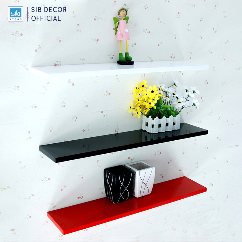 Mô tả Kệ Thanh Ngang Rộng 15cm, Gỗ Dày 17mm Treo Âm Tường, Màu Ngẫu Nhiên SIB Decor - 3