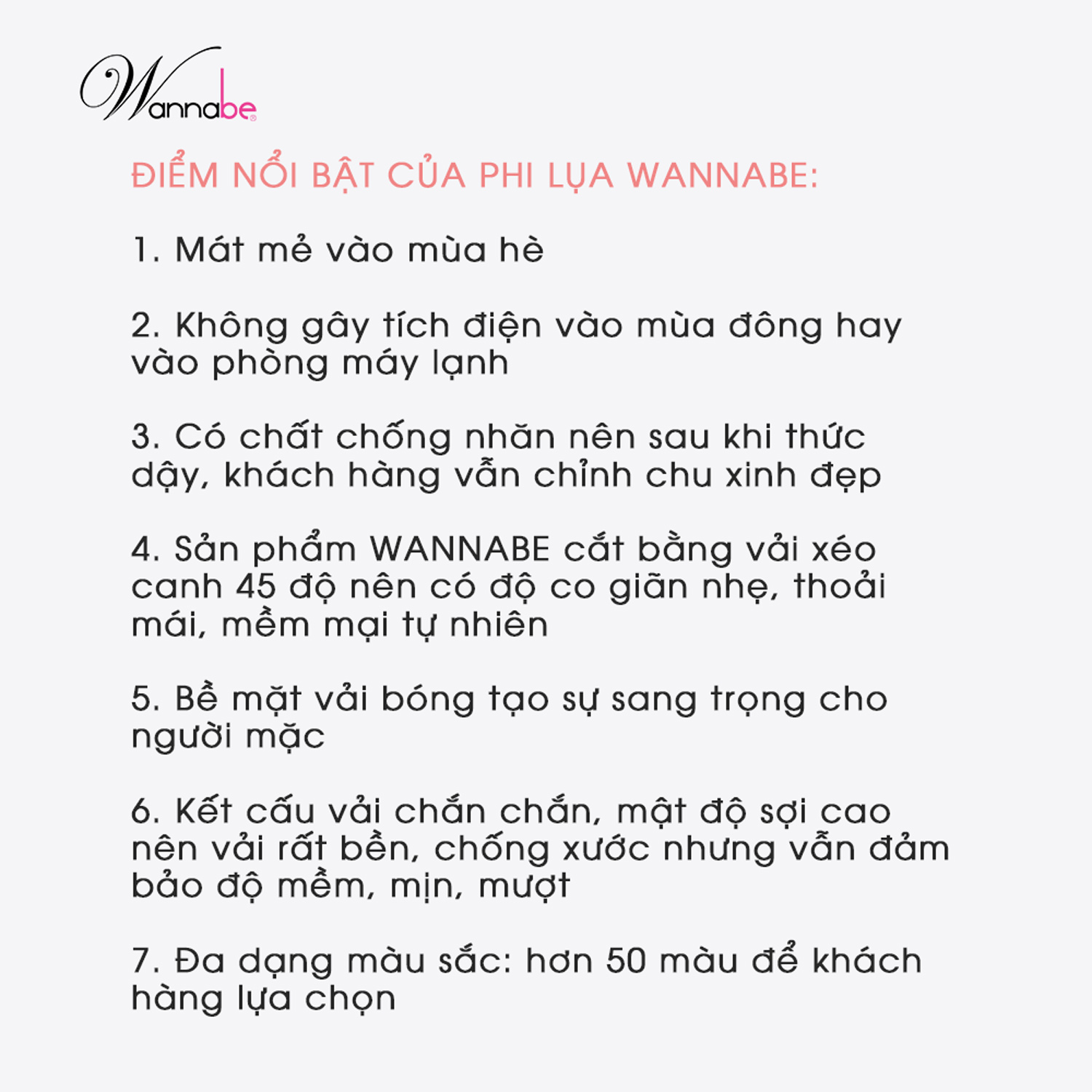Cam kết từ WANNABE
