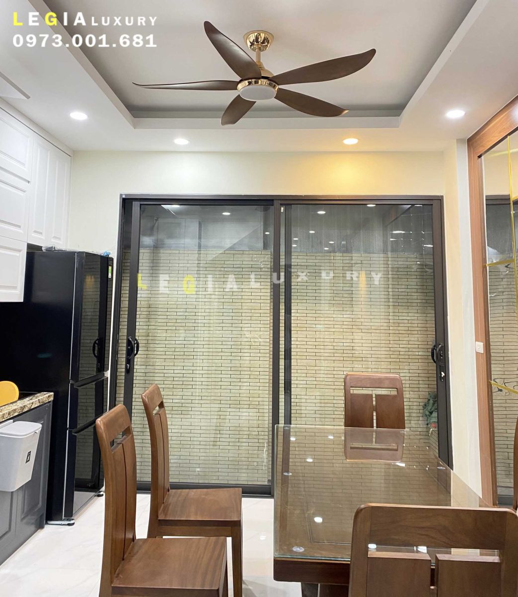 Mô tả Quạt Trần Đẹp | Quạt Trần Đèn Gió Mạnh LGFAN669 | Quạt Trần Chung Cư Cổ Ngắn 25cm - 5