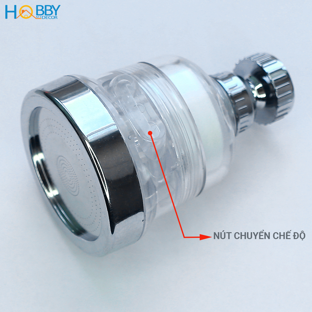 Mô tả Đầu nối tăng áp vòi rửa chén có lọc nước Hobby home decor VSTA3 - 5