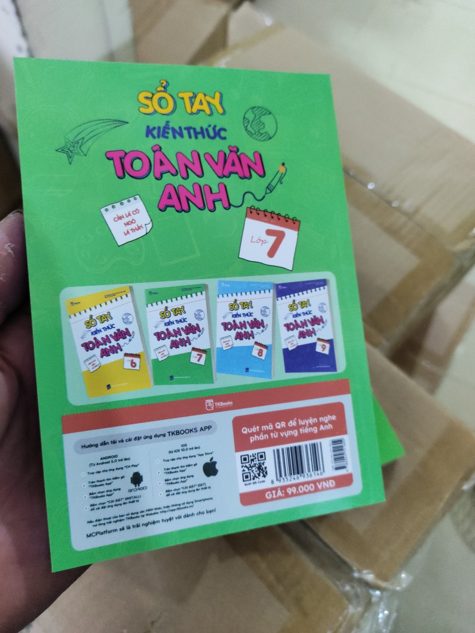Mô tả Sách - Sổ tay kiến thức Toán – Văn – Anh Lớp 7 Theo Chương Trình Bộ Giá Dục - 3