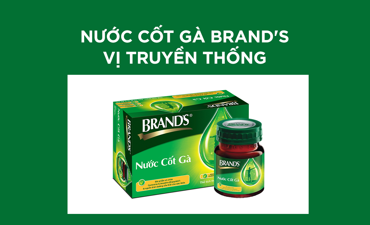 Mô tả Nước cốt gà BRAND'S Vị Truyền Thống (42 ml x 6 lọ) - 6