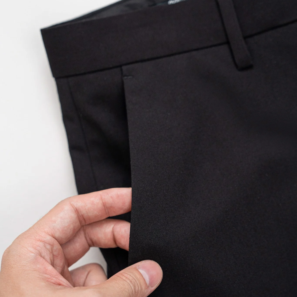 Mô tả Quần âu nam công sở cao cấp Phan Nguyễn, chất liệu vải mềm mại, thông thoáng, form slim fit QVL.827 - 5