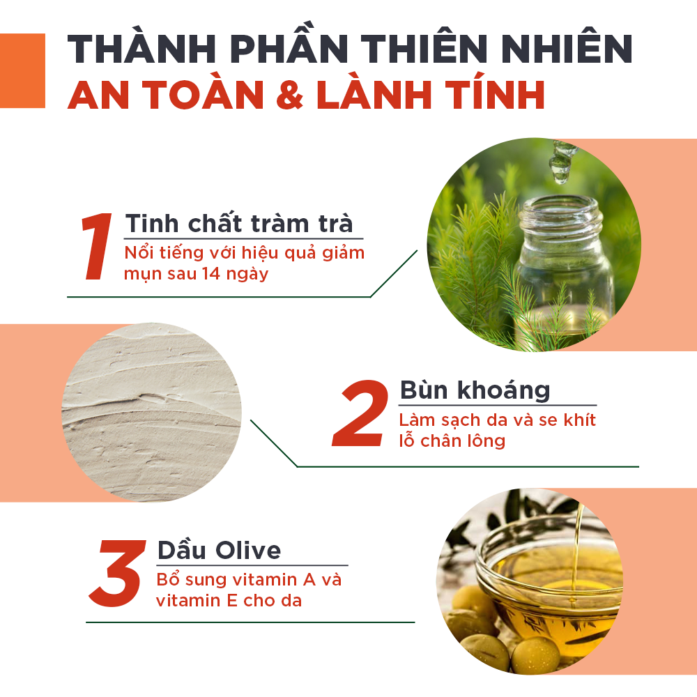 Mô tả Sữa rửa mặt ngừa mụn Oriss dưỡng ẩm tẩy tế bào chết thu nhỏ lỗ chân lông 100g - 3