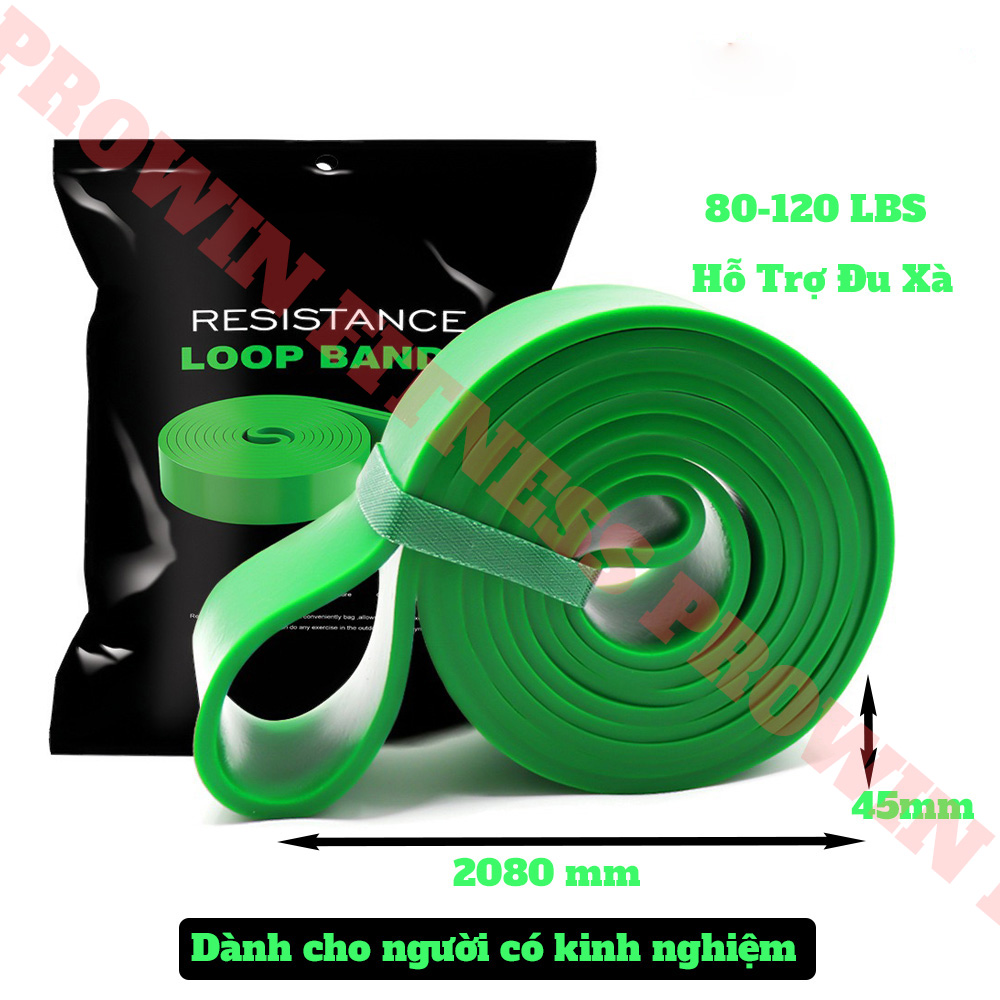 Mô tả Dây kháng lực Power band Prowin Fitness hỗ trợ tập gym, yoga, kéo xà - 5