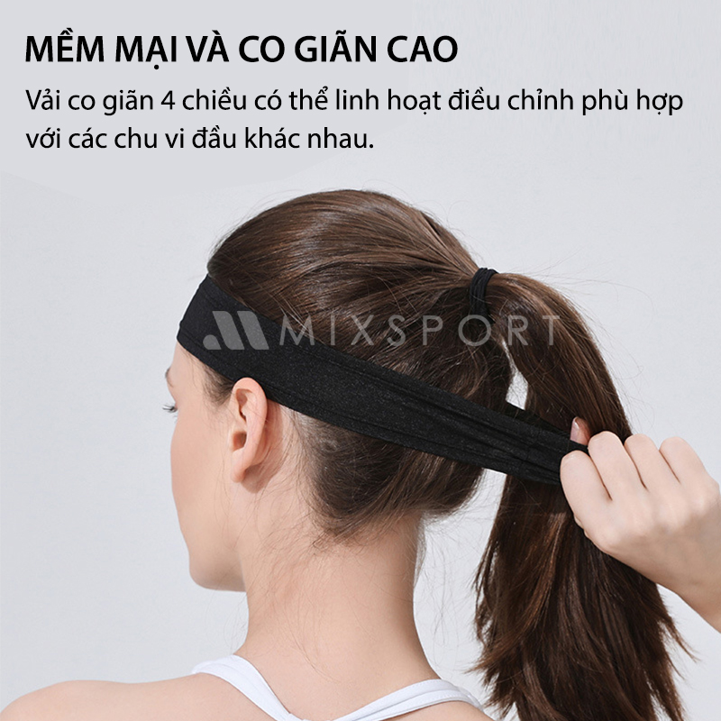 Mô tả Băng Đô Thể Thao Headband AOLIKES Thấm Hút Và Chặn Mồ Hôi Tập Gym, Yoga - 3