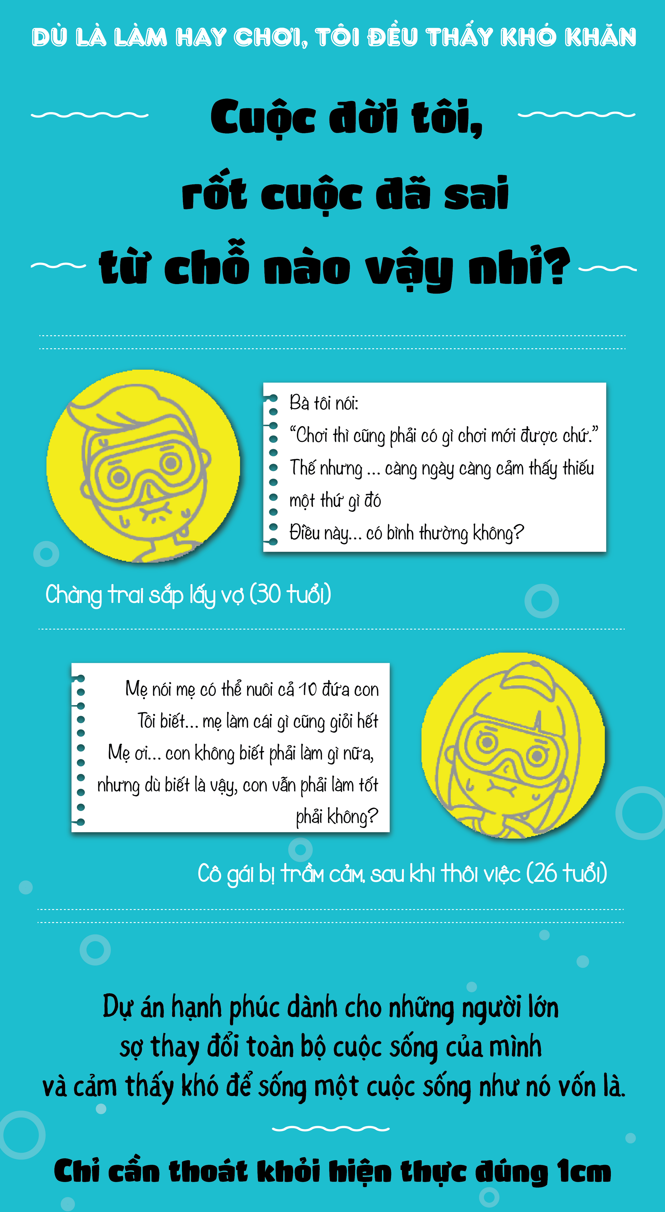 Mô tả Sách - 1cm Đến Hạnh Phúc - 1cm Diving (Làm thế nào để tìm thấy hạnh phúc nhỏ bé của riêng mình) - 2
