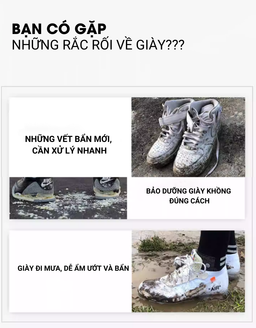 Mô tả Chai Xịt Vệ Sinh Giày MINSU LUXURY Bọt Tuyết NANO M5955 Giặt Khô Siêu Tốc Bảo Vệ Giày Khỏi Bị Ố Vàng, Phai Màu - 4